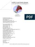 Cozy Solo RPG Card Oracle System