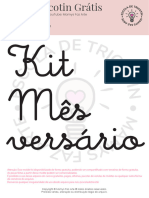 Kit Mesversario Mamysfazarte