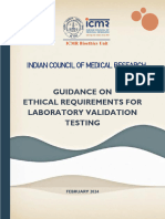 Guidance On Ethical Requirements For Laboratory Validation Testing