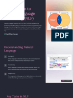 Introduction To Natural Language Processing NLP