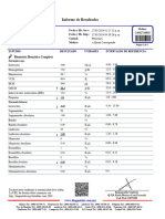 Informe de Resultados: Biometría Hemática Completa