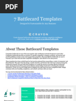 Battlecard Templates