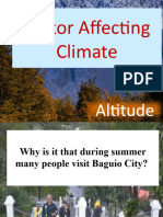 Factors Affecting Climate