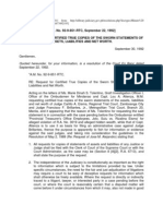 (A.M. No. 92-9-851-RTC, September 22, 1992) RE: REQUEST FOR CERTIFIED TRUE COPIES OF THE SWORN STATEMENTS OF ASSETS, LIABILITIES AND NET WORTH.