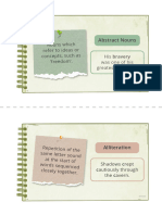 Literary Terms Display Definitions