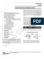 V3164 High-Speed Quad-Channel Digital Isolators: 1 Key Features