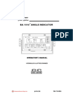 BA1510 Angle Indicaor Operators Manual