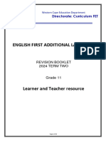 English FAL Grade 11 Revision Term 2 - 2024