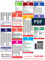 City Timetable