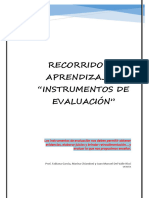 Recorrido de Aprendizaje 3 - Instrumentos de Evaluación