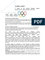 Olympics Notes