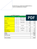 Devis Estimatif M. Bile