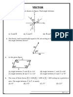 Vector Practise Sheet