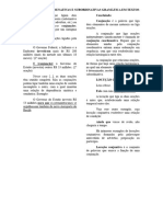 Conjunções Coordenativas e Subordinativas Sujeito e o SE Gramática em Textos