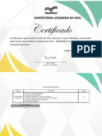 Certificado Uniasselvi