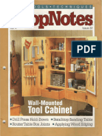 ShopNotes #22 (Vol. 04) - Wall Mounted Tool Cabinet - Text