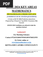 Mat 2024 Kcse Commonly Tested Qns