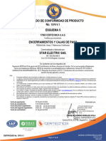 Certificado 1576v1 Cofre