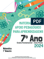 7 Ano Matematica 2024