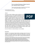 Impact of Child Labor On Academic Performance: Evidence From The Program "Edúcame Primero Colombia"