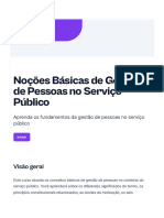 Nocoes Basicas de Gestao de Pessoas No Servico Publico