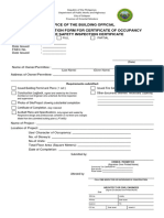 Unified Application For Occupancy Permit