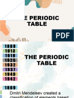 Lesson 4.1 The Periodic Table