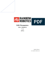 Rainbow Robotics RB Series - DH Parameters