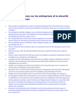 Questions - Réponses Sur Les Entreprises Et La Sécurité Et La Santé Au Travail