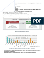 Motivators & Hygiene Factors