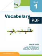 k5 Learning Vocabulary 1 Workbook