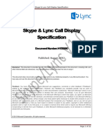 Skype Lync CallDisplaySpecification 1 0 Final