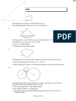 02a. Radians, Arcs and Sectors Further Questions