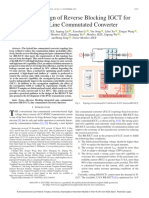 Optimal Design of Reverse Blocking IGCT