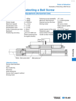 Examples of Selecting A Ball Screw: High-Speed Transfer Equipment (Horizontal Use)