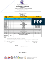 MATATAG Grades 4-6 Class Program 2024-2025