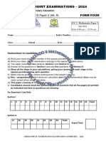 CRESCENDO II JOINT EXAMINATIONS Mat pp2-2