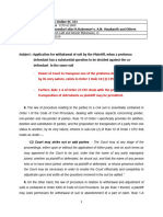 Power of Court To Transpose One of The Proforma Defendant As Plaintiff - Order 1 Rule 10 CPC