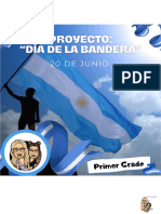 Proyeto. 20 de Junio Día de La Bandera. Primer Grado