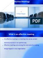 Effective Meetings