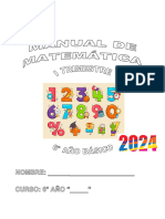 Matemática 6 Básico I Trim 2024 (V24)