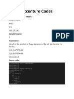 Accenture Codes