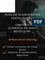 Plan Nutrición Aumento Volúmen