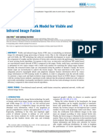 An Efficient Network Model For Visible and Infrared Image Fusion