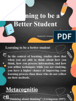 11 Learning To Be A Better Learner