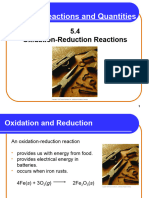 5.4 Oxidation-Reduction Reactions