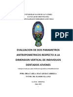 Consecuencias de Establecer Una Dimensión Vertical Aumentada y Disminuida.