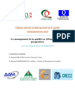 Colloque Sur Management de La Qualite Juin 19