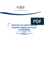 Rapport de Certification