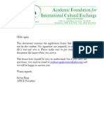 AFICE 2-SF02 Student Application Documents, 2024-25